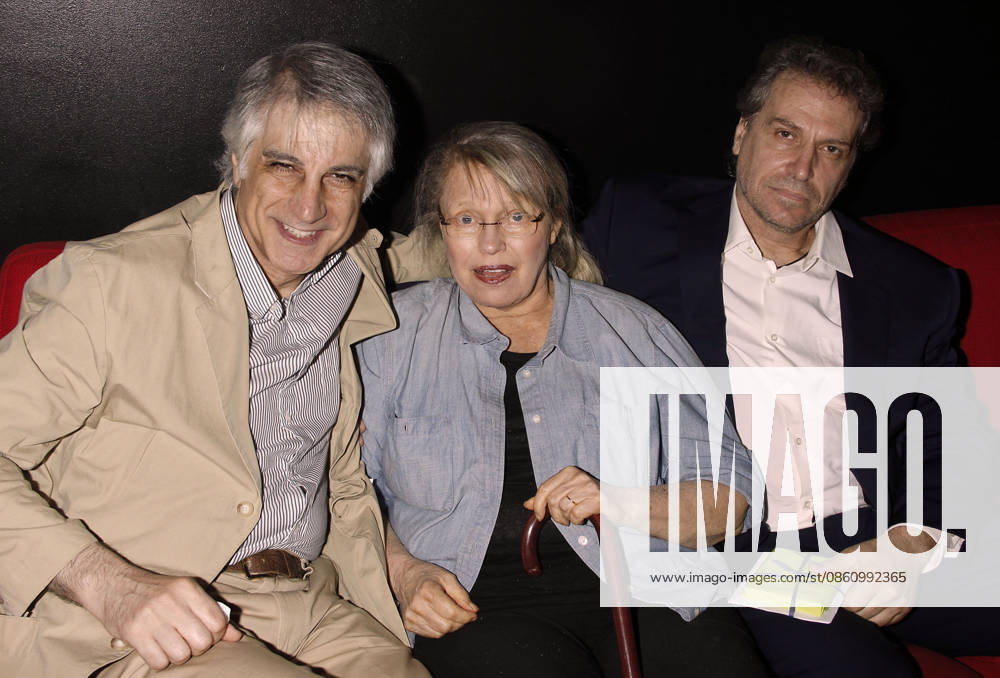 **FILE PHOTO** Louise Lesser Has Passed Away. NEW YORK, NY- JULY 24: Michael Citriniti, Louise Lasser and Antony Marsellis attend the opening night for The Shoemaker, held at the Acorn Theatre in New York City on July 24, 2011