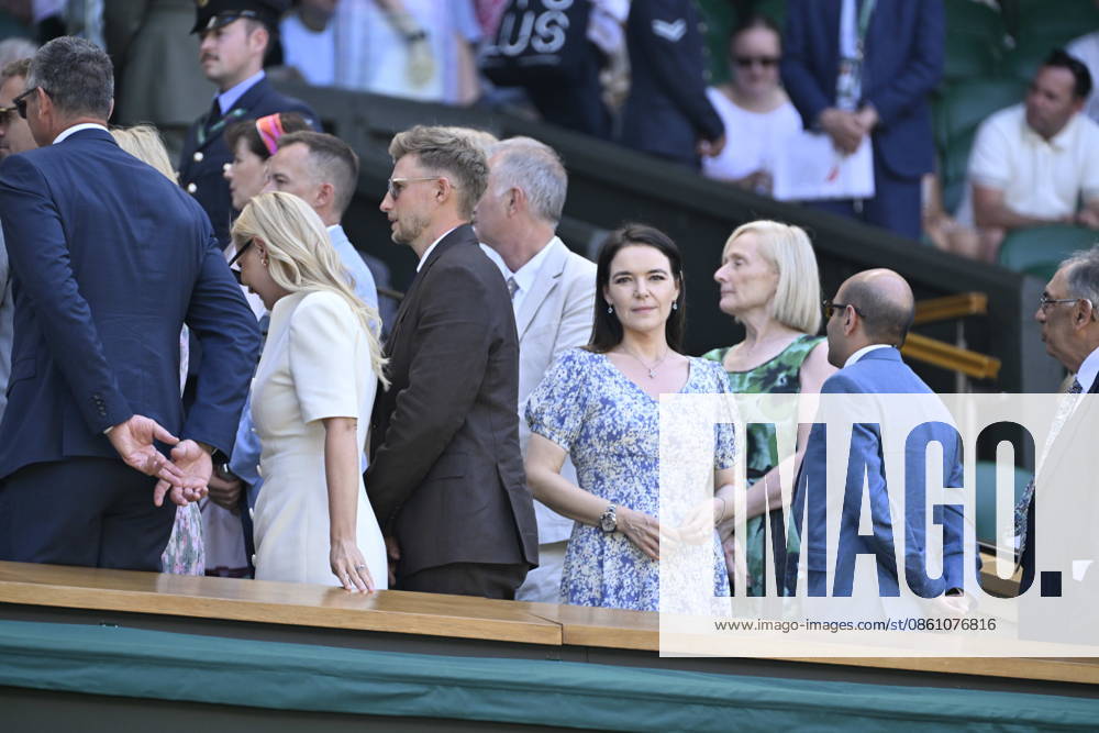 Tennis - Wimbledon 2026 - ITF - The Championships - 08 07 2026 - Tennis - Wimbledon 2026 - ITF - The Championships - 08 07 2026 - Melanie de Massy Presidente du Monte Carlo Country Club dans la Royal Box - Monaco London