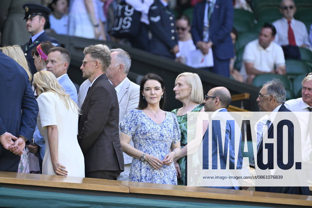 Tennis - Wimbledon 2026 - ITF - The Championships - 08 07 2026 - Tennis - Wimbledon 2026 - ITF - The Championships - 08 07 2026 - Melanie de Massy Presidente du Monte Carlo Country Club dans la Royal Box - Monaco London