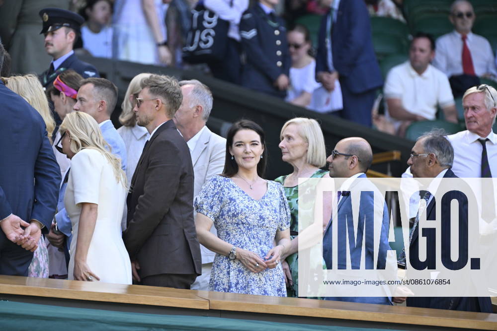 Tennis - Wimbledon 2026 - ITF - The Championships - 08 07 2026 - Tennis - Wimbledon 2026 - ITF - The Championships - 08 07 2026 - Melanie de Massy Presidente du Monte Carlo Country Club dans la Royal Box - Monaco London