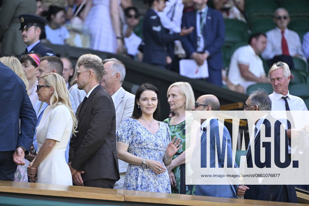 Tennis - Wimbledon 2026 - ITF - The Championships - 08 07 2026 - Tennis - Wimbledon 2026 - ITF - The Championships - 08 07 2026 - Melanie de Massy Presidente du Monte Carlo Country Club dans la Royal Box - Monaco London