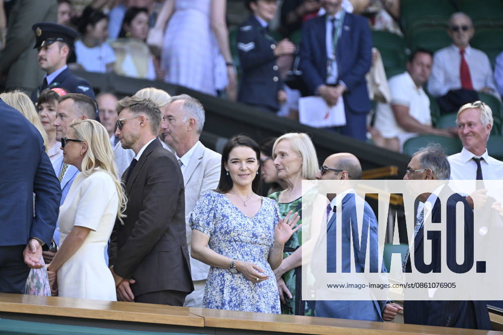 Tennis - Wimbledon 2026 - ITF - The Championships - 08 07 2026 - Tennis - Wimbledon 2026 - ITF - The Championships - 08 07 2026 - Melanie de Massy Presidente du Monte Carlo Country Club dans la Royal Box - Monaco London