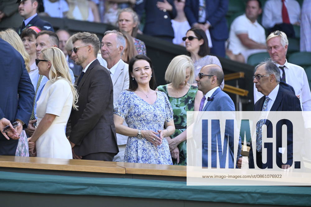 Tennis - Wimbledon 2026 - ITF - The Championships - 08 07 2026 - Tennis - Wimbledon 2026 - ITF - The Championships - 08 07 2026 - Melanie de Massy Presidente du Monte Carlo Country Club dans la Royal Box - Monaco London