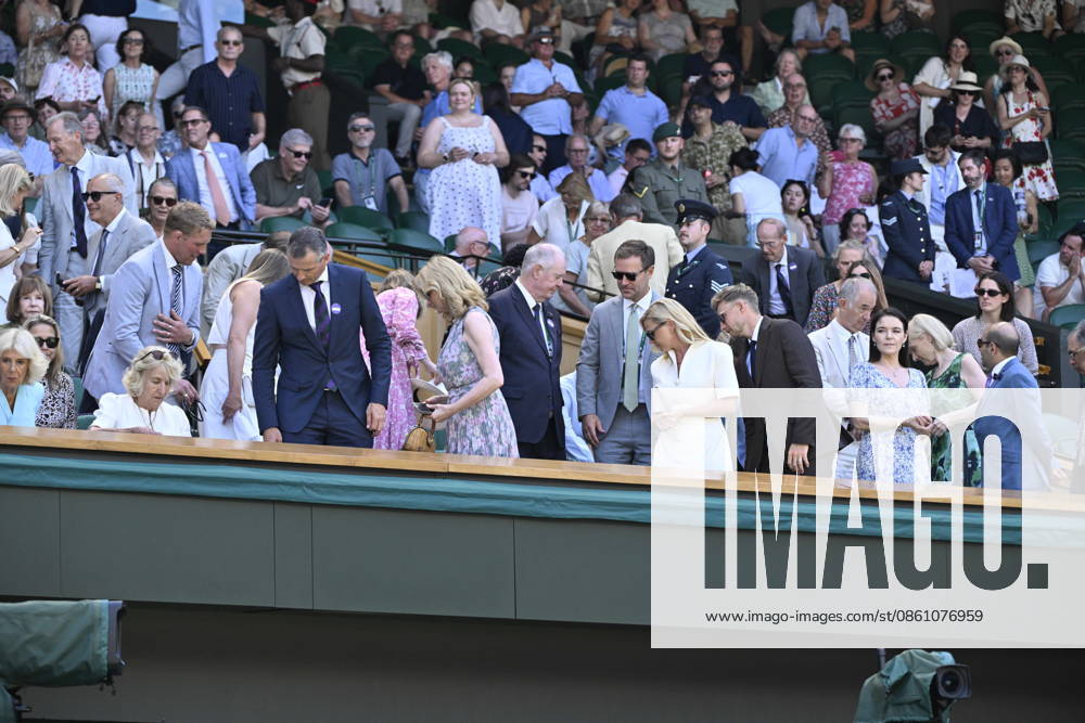 Tennis - Wimbledon 2026 - ITF - The Championships - 08 07 2026 - Tennis - Wimbledon 2026 - ITF - The Championships - 08 07 2026 - Melanie de Massy Presidente du Monte Carlo Country Club dans la Royal Box - Monaco London