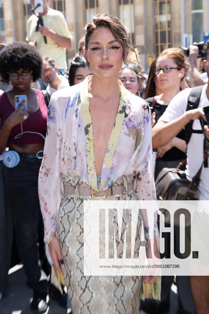 PFW - Elie Saab Arrivals Olivia Palermo attending the Elie Saab Haute Couture Fall Winter 2026 2027 show as part of Paris Fashion Week in Paris, France on July 08, 2026. Photo by Laurent Zabulon ABACAPRESS.COM