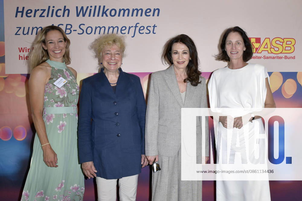 Christine Theiss, Gesine Schwan, Iris Berben, and Katarina Barley at the ASB Summer Festival and the 2026 Annemarie Renger Prize award ceremony honoring Iris Berben at the Haus der Kulturen der Welt in Berlin, July 8, 2026 Foto:xM.xBehrensx xFuturexImagex asb_6705