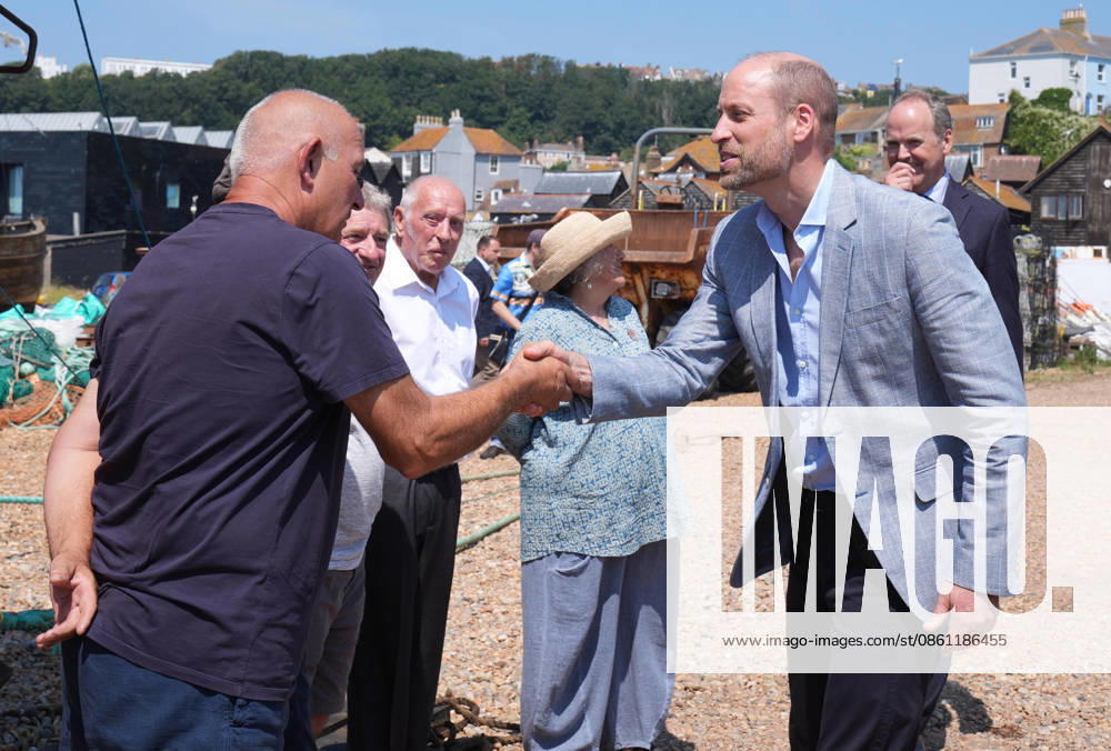 . 09 07 2026. Hastings, United Kingdom. Prince William during a visit to Hastings, United Kingdom, where he played crazy golf and met local fishermen. xi-Imagesx IIM-26896-0015