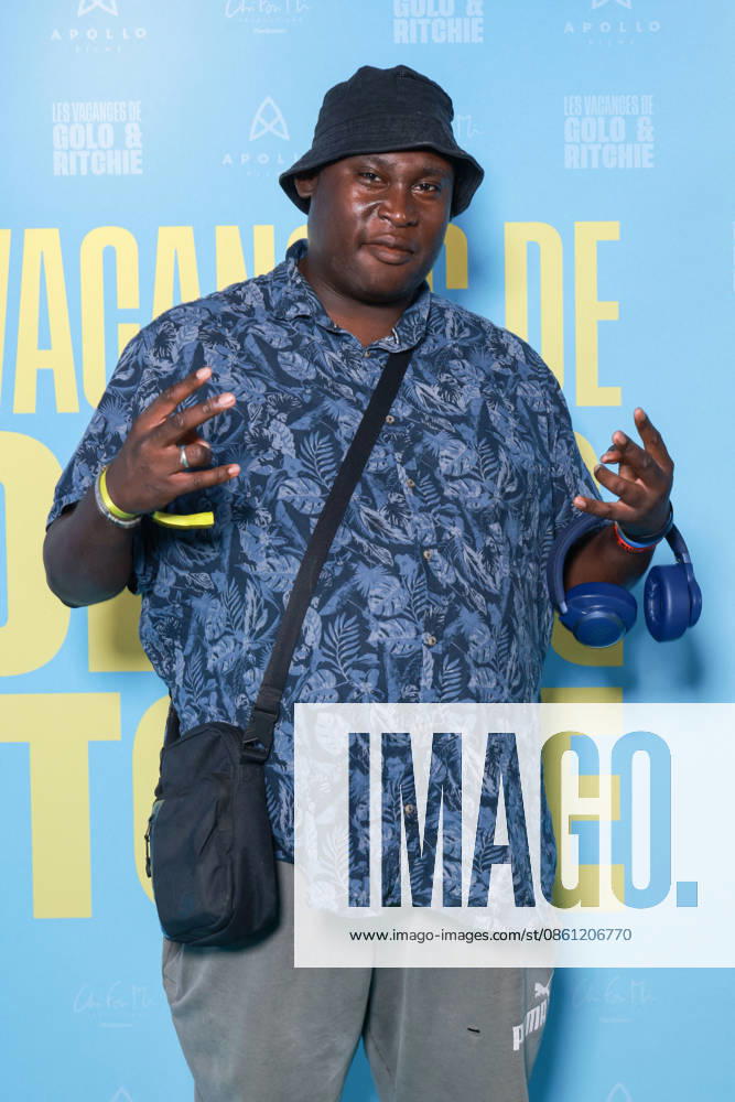 Les Vacances De Golo Et Ritchie Photocall - Paris John Café attends the photocall for the premiere of Les Vacances De Golo Et Ritchie held at the UGC Bercy in Paris, France on July 9, 2026. Photo by David BoyerBACAPRESS.COM Paris France