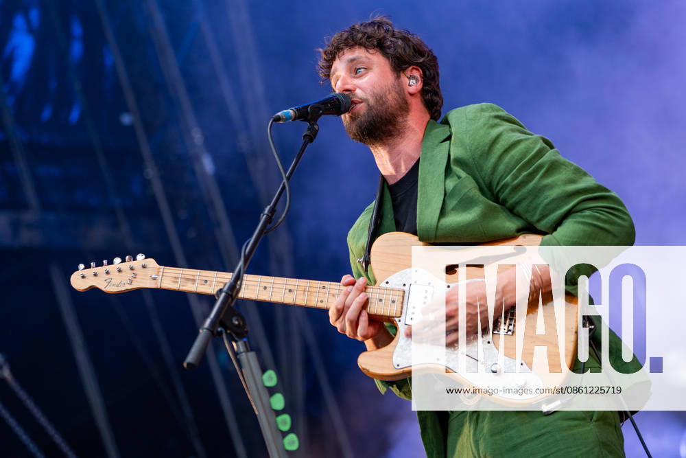 Felix White of The Maccabees performs at Outdoor Summer Season, Alexandra Palace on July 09, 2026 in London, England. LONDON, ENGLAND - JULY 09: Felix White of The Maccabees performs at Outdoor Summer Season, Alexandra Palace on July 09, 2026 in London, England., Credit:Pupat Chenaksara Avalon United Kingdom, London, Alexandra Palace Park