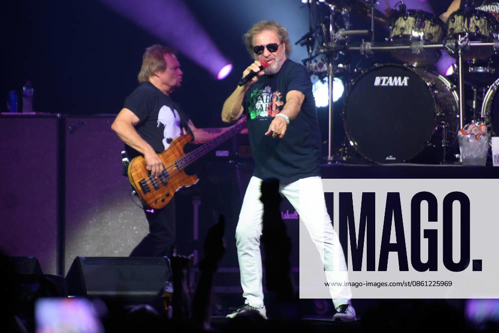 Sammy Hagar Performs at British Airways ARC, London, UK - 09 July 2026 Bassist Michael Anthony and Sammy Hagar performs on the first of three nights at British Airways ARC, London, England, UK on Thursday 09 July 2026 as part of his The Best of All Worlds Tour., Credit:Justin Ng Avalon UK, England, London, British Airways ARC