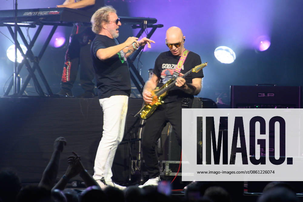 Sammy Hagar Performs at British Airways ARC, London, UK - 09 July 2026 Guitarist Joe Satriani and Sammy Hagar performs on the first of three nights at British Airways ARC, London, England, UK on Thursday 09 July 2026 as part of his The Best of All Worlds Tour., Credit:Justin Ng Avalon UK, England, London, British Airways ARC