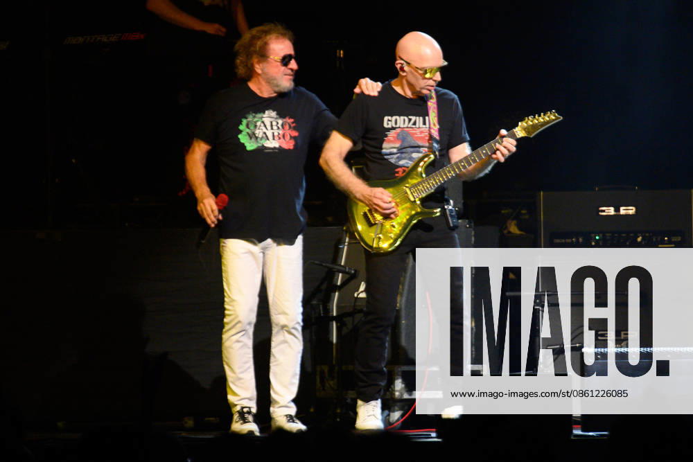 Sammy Hagar Performs at British Airways ARC, London, UK - 09 July 2026 Guitarist Joe Satriani and Sammy Hagar performs on the first of three nights at British Airways ARC, London, England, UK on Thursday 09 July 2026 as part of his The Best of All Worlds Tour., Credit:Justin Ng Avalon UK, England, London, British Airways ARC