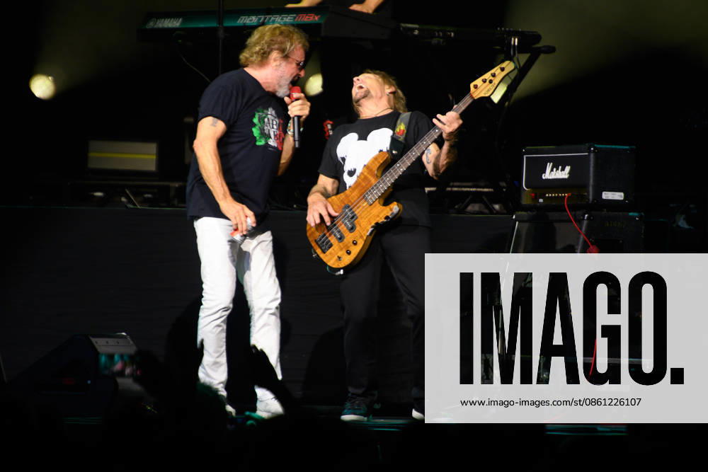 Sammy Hagar Performs at British Airways ARC, London, UK - 09 July 2026 Bassist Michael Anthony and Sammy Hagar performs on the first of three nights at British Airways ARC, London, England, UK on Thursday 09 July 2026 as part of his The Best of All Worlds Tour., Credit:Justin Ng Avalon UK, England, London, British Airways ARC