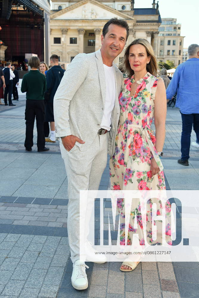Classic Open Air Berlin: Andreas Elsholz and Denise Zich at the Classic Open Air on the Gendarmenmarkt in Berlin on July 9, 2026