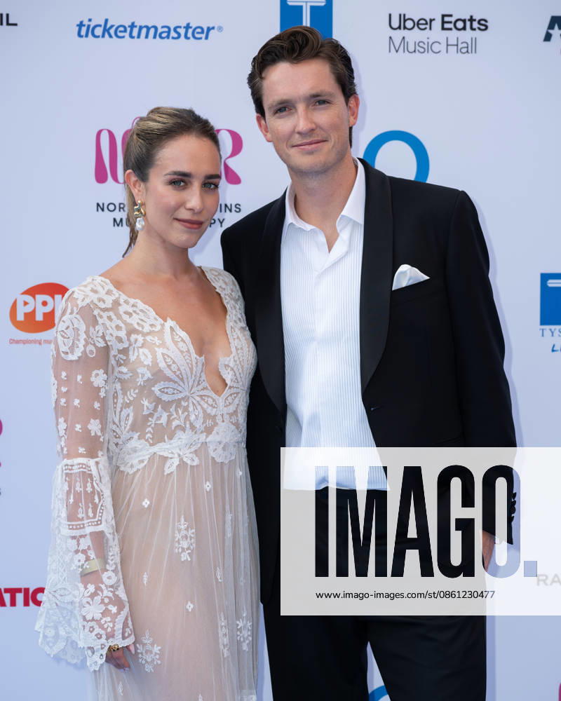 Chloe Stroll and Scott James attends the Nordoff and Robbins O2 Silver Clef Awards at the Royal Albert Hall in London, England. UK. Thursday 9th July 2026.