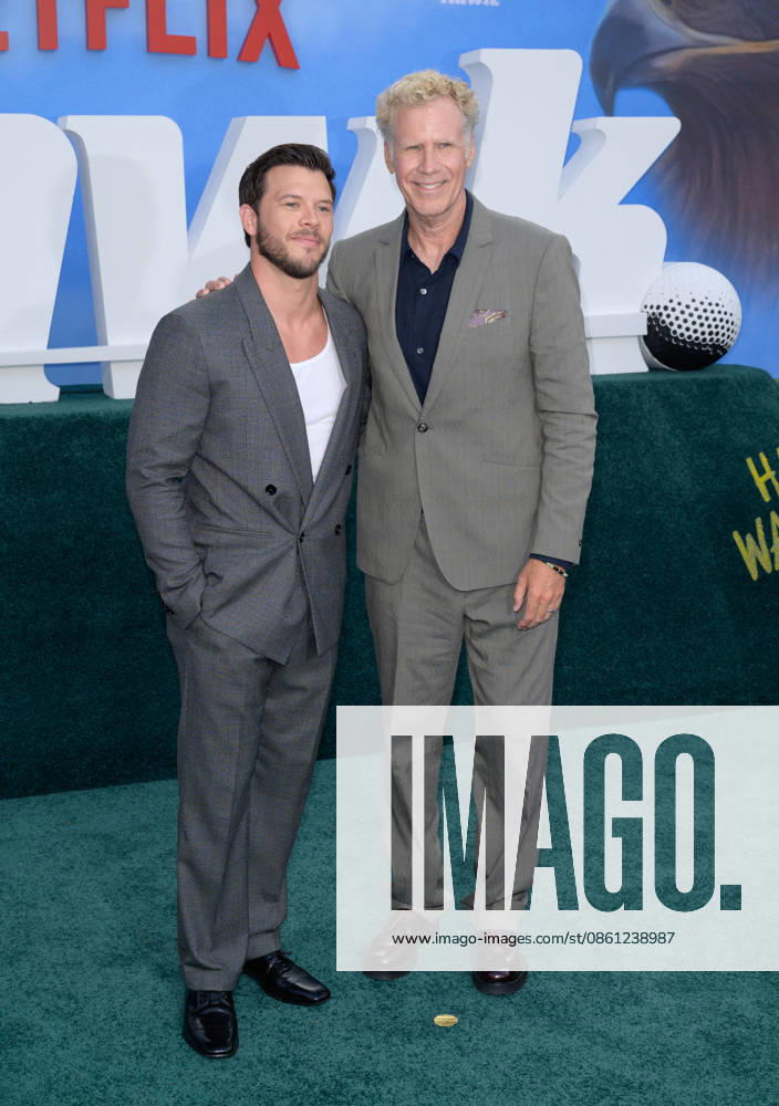 The Hawk Premiere - Los Angeles, USA LOS ANGELES, USA. July 09, 2026: Jimmy Tatro & Will Ferrell at the premiere for The Hawk at the Directors Village in Westwood. Los Angeles CA USA