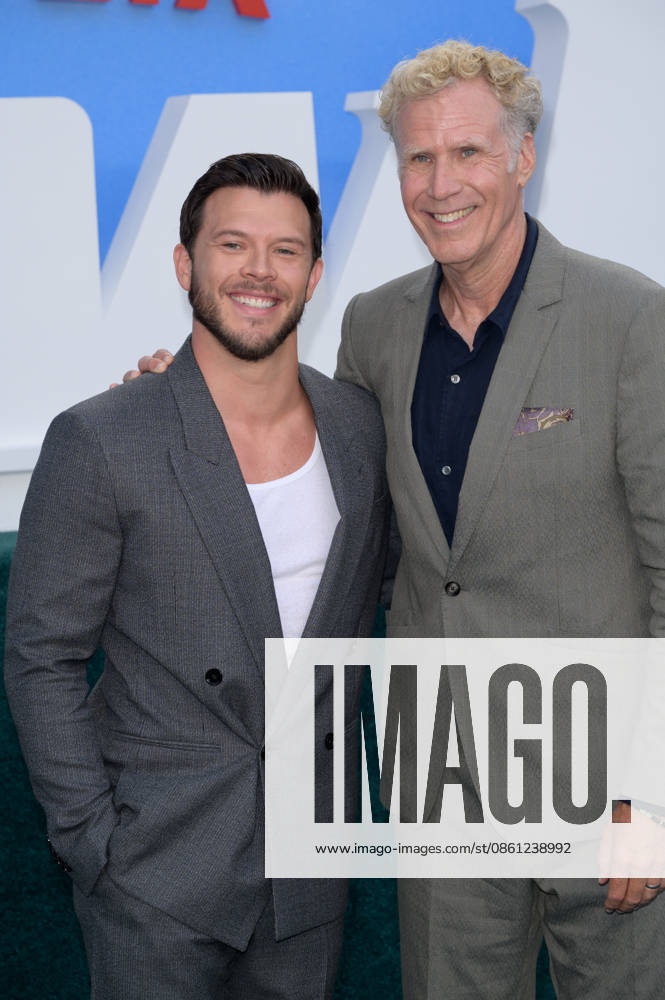 The Hawk Premiere - Los Angeles, USA LOS ANGELES, USA. July 09, 2026: Jimmy Tatro & Will Ferrell at the premiere for The Hawk at the Directors Village in Westwood. Los Angeles CA USA