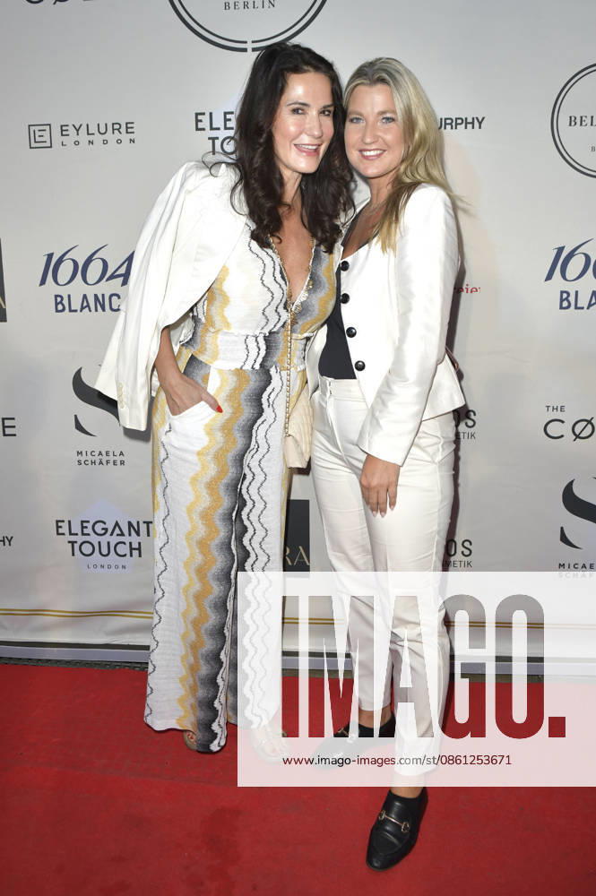 Mariella Ahrens with a guest at the La Grande Bellezza summer party at Casa Bellucci restaurant in Berlin, July 9, 2026 Foto:xM.xBehrensx xFuturexImagex bellucci_6771