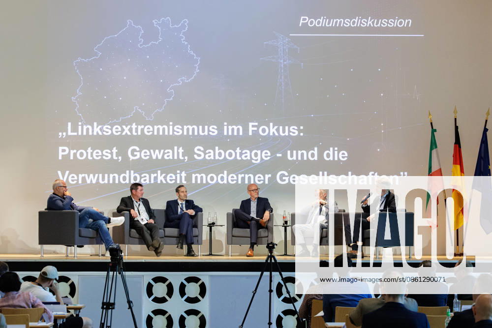 Sixth edition of a panel discussion at the symposium of the Joint Counterterrorism Center of North Rhine-Westphalia (GTAZ NRW), Neuss, LAFP Training Center of North Rhine-Westphalia, Germany