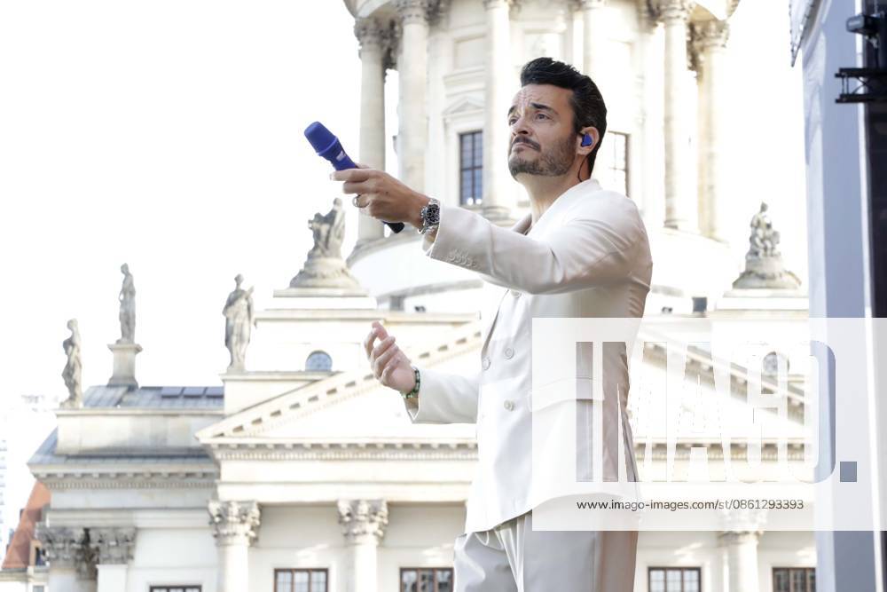 Giovanni Zarrella, singer performing at Classic Open Air 2026, in Berlin, Gendarmenmarkt, Berlin, Germany