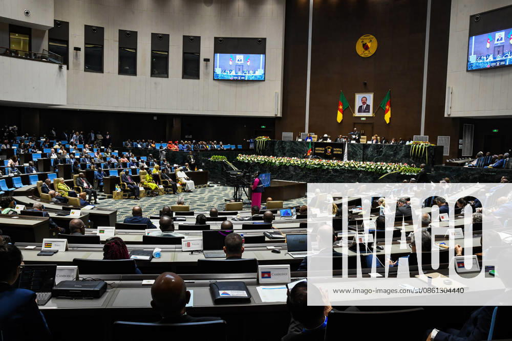 (260710) -- YAOUNDE, July 10, 2026 -- Photo taken on July 10, 2026 shows parliamentarians and guests attending the opening of the 51st plenary session of the Parliamentary Assembly of La Francophonie in Yaounde, Cameroon. Parliamentarians from across the French-speaking world gathered in Cameroon Friday for the 51st plenary session of the Parliamentary Assembly of La Francophonie, or APF. ) CAMEROON-YAOUNDE-APF Kepseu