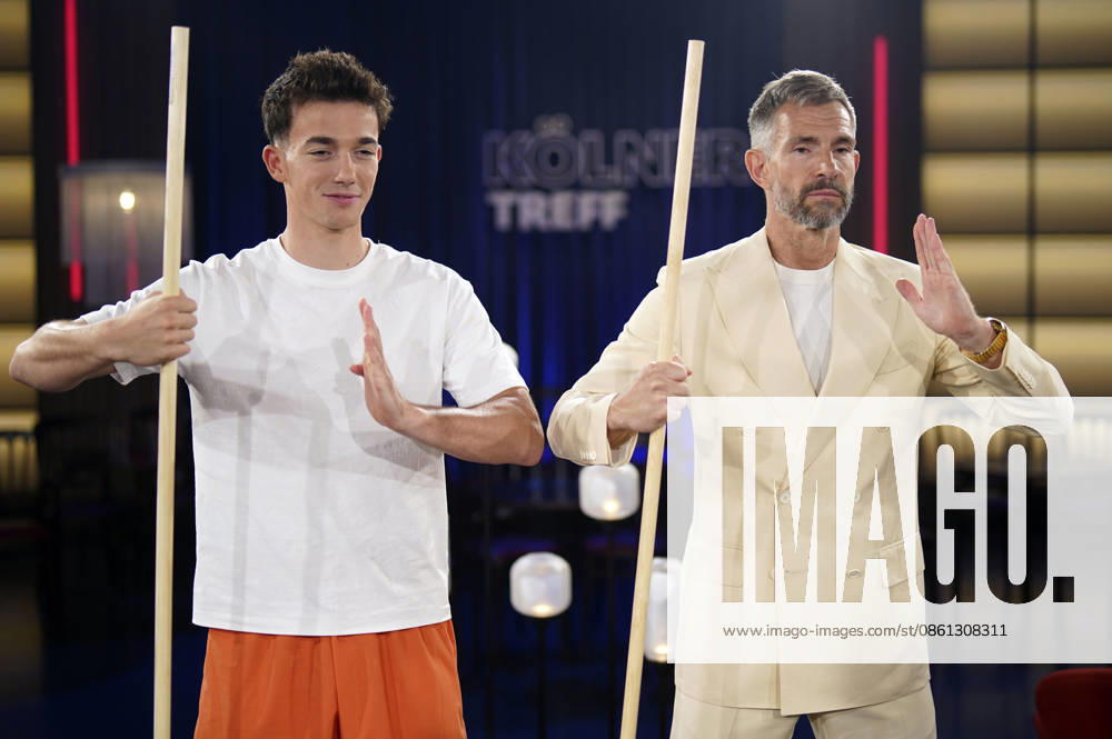 Sascha Wenk, Shaolin Kid, and Micky Beisenherz during the taping of the WDR talk show Kölner Treff at WDR Studio BS 3 in Cologne, July 10, 2026 Foto:xC.xAdolph xFuturexImagex koelner_treff1007_6792
