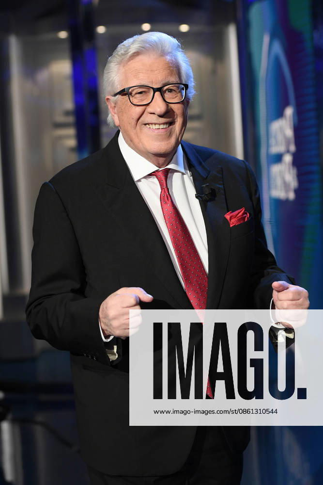 January 16, 2019, Rome. Rai. TV show Porta a Porta, photo: Peppino di Capri Rome Italy - ZUMAa289 20190116_zia_a289_002