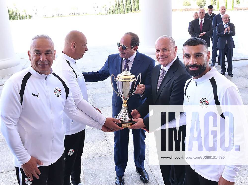 Egyptian president receives national football team in El Alamein Egyptian President Abdel Fattah al-Sisi receives members of the Egyptian national football team and the technical and administrative staff in El Alamein, Egypt, on July 11, 2026. The meeting was attended by Prime Minister Mostafa Madbouly, Minister of Youth and Sports Jawhar Nabil, and Egyptian Football Association President Hany Abo Rida. Photo by Egyptian President Office apaimages Cairo Cairo Egypt 110726_Egypt_EPO_00(11)