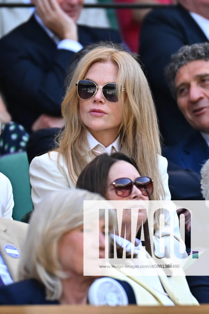 Wimbledon 2026 - Celebrities in The Stands Actress Nicole Kidman at the 2026 Wimbledon Championships at the AELTC in London, GREAT BRITAIN, on July 12, 2026. Photo by Corinne Dubreuil ABACAPRESS.COM London United Kingdom