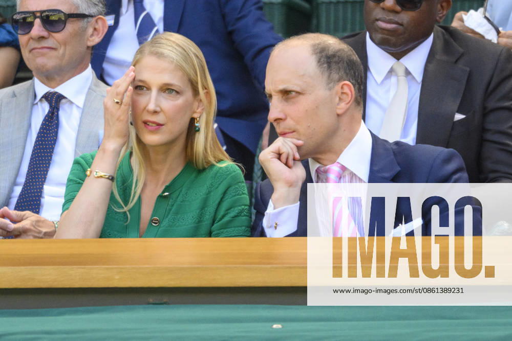 Wimbledon Tennis Championships 2026 - Day 14 LONDON, UNITED KINGDOM - July 12: Lady Fredrick Windsor and Lord Fredrick Windsor watch the Mens singles finals of the Wimbledon Tennis Championships held at The All England Lawn Tennis and Croquet Club on July 12, 2026, in London, United Kingdom Ray Tang Anadolu London United Kingdom. Editorial use only. Please get in touch for any other usage.