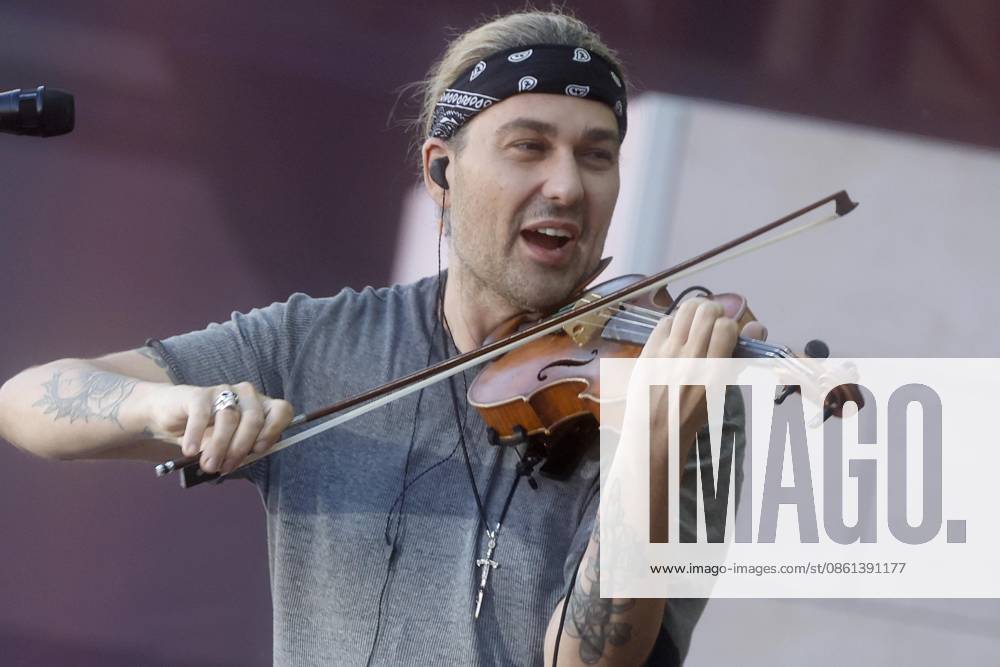 David Garrett, violinist, performing live at Classic Open Air 2026, in Berlin, Gendarmenmarkt, Berlin, Germany