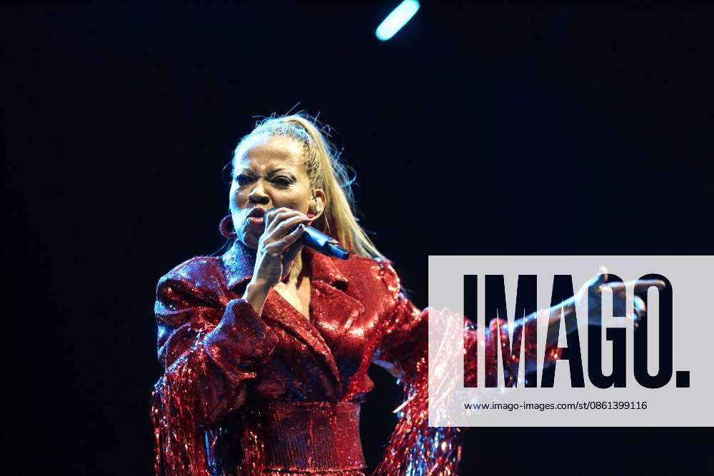 Maxine Jones of the band En Vogue at a concert at the Uber Eats Music Hall in Berlin, July 12, 2026 En Vogue Concert Berlin