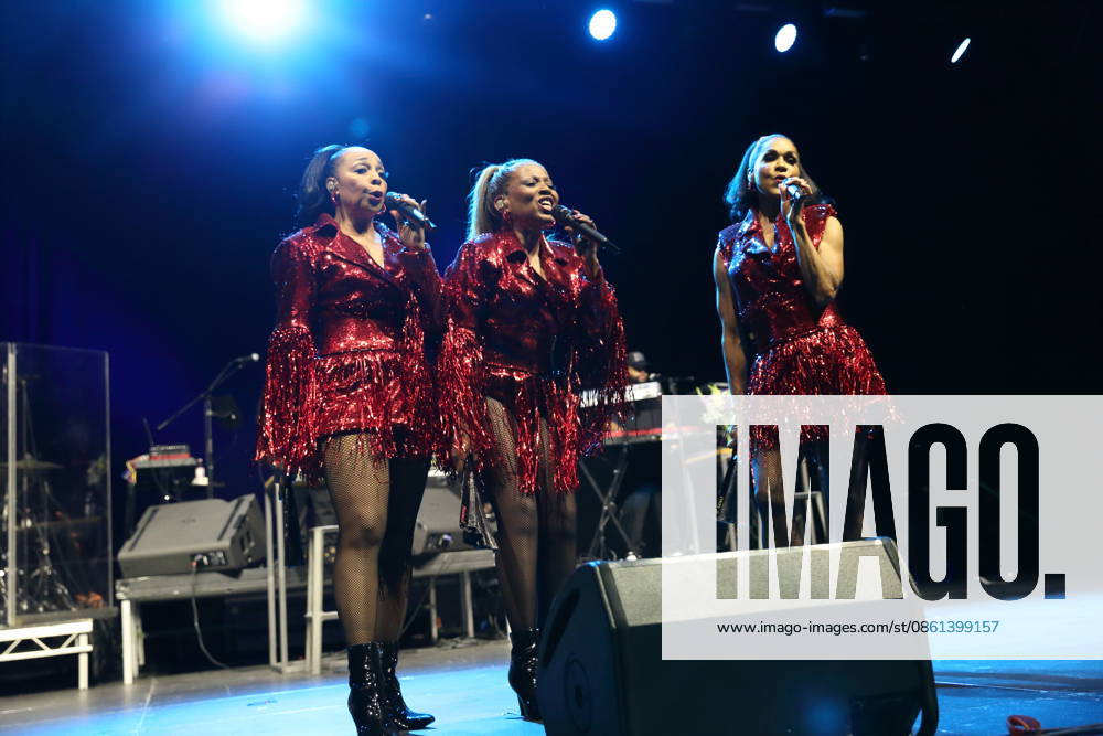 Terry Ellis, Maxine Jones, and Cindy Herron (from left) of the band En Vogue at a concert at the Uber Eats Music Hall in Berlin, July 12, 2026 En Vogue Concert Berlin