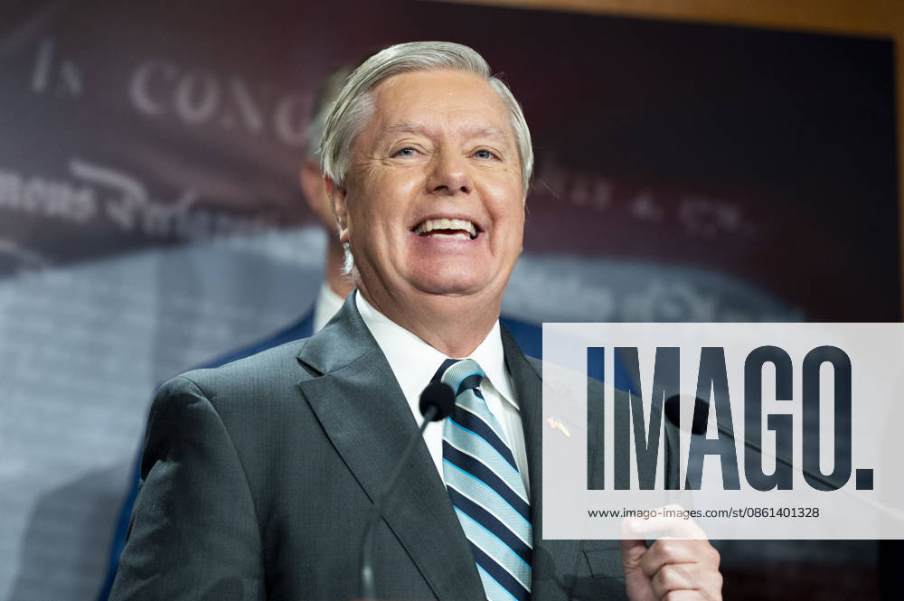 Sen. LINDSEY GRAHAM (R-SC), who was elected to the Senate in 2002 and was a close political ally of President Trump, has died, his office confirmed early Sunday. He was 71. FILE PHOTO SHOT ON: August 5, 2022, Washington, District of Columbia, USA: U.S. Senator LINDSEY GRAHAM (R-SC) speaking at a press conference organized by Senate Republicans to discuss Democratic tax and spending policies. Washington United States - ZUMAb161 20220805_zap_b161_020