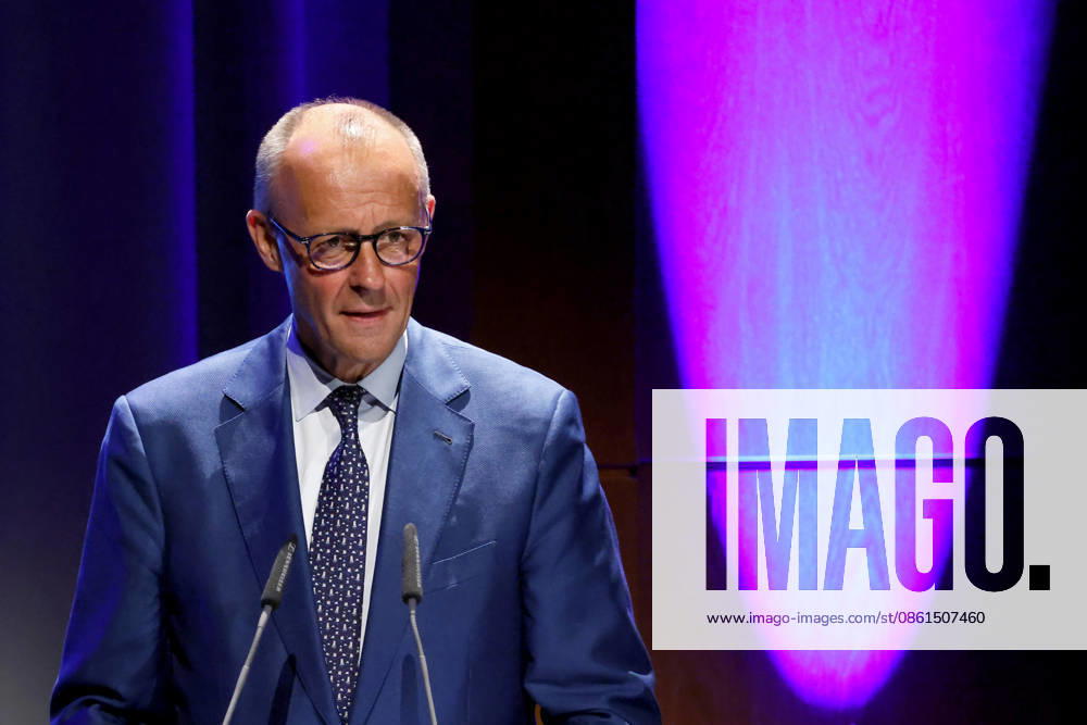 Chancellor Friedrich Merz of the CDU during his visit to the opening of the Adenauer School of Government (ASG) at the University of Cologne. The institution is intended to train future decision-makers. Cologne, July 13, 2026, North Rhine-Westphalia, Germany