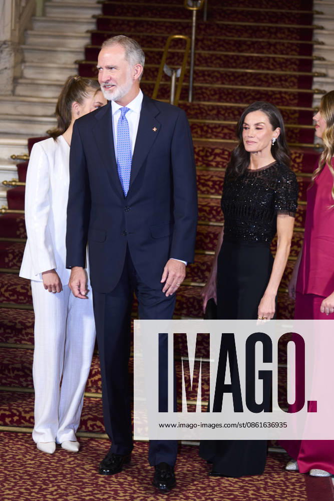 King Felipe VI of Spain, Queen Letizia of Spain, Crown Princess Leonor, Princess Sofia attends Princess of Girona awards ceremony at Gran Teatre del Liceu on July 14, 2026 in Barcelona, Spain Barcelona Spain - ZUMAg15_ 20260714_zaf_g15_009