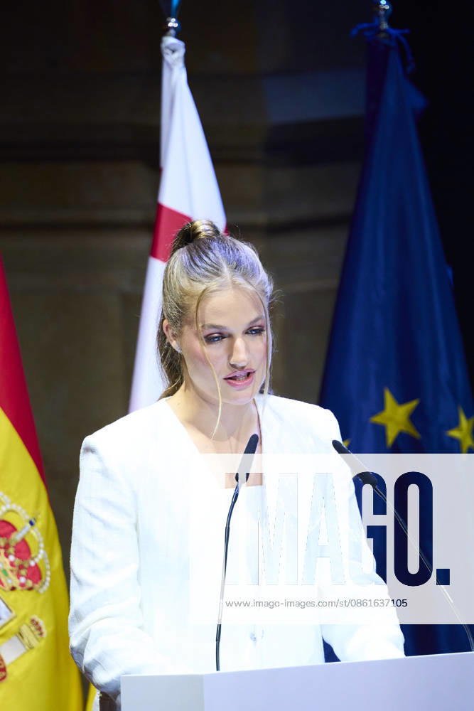 Crown Princess Leonor attends Princess of Girona awards ceremony at Gran Teatre del Liceu on July 14, 2026 in Barcelona, Spain Barcelona Spain - ZUMAg15_ 20260714_zaf_g15_069