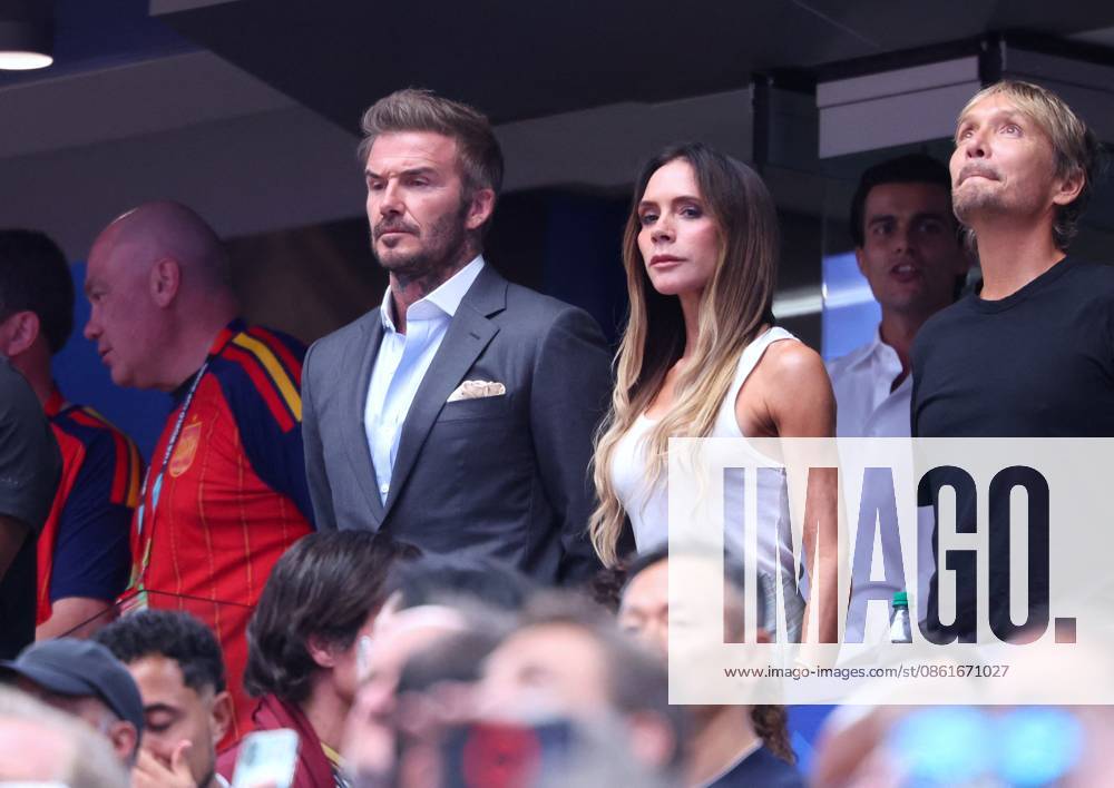 2026 World Cup - Beckham Family At France v Spain David Beckham and Victoria Beckham attend the semi-final France vs Spain during FIFA World Cup 2026 in Dallas, TX on July 14, 2026. Photo by Charles Guerin ABACAPRESS.COM Dallas TX