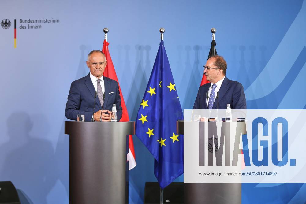 Statement by the Ministry of the Interior with Austrian Interior Minister Gerhard Karner and Federal Minister of the Interior Alexander Dobrindt (CSU)