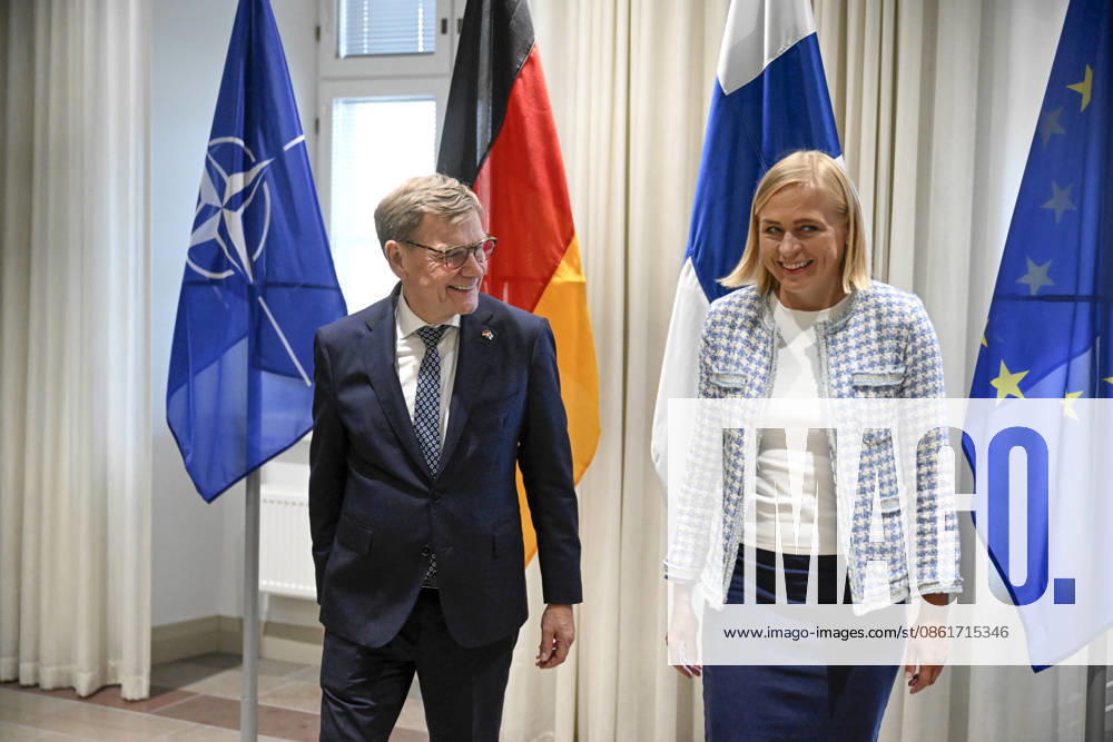 LKS 20260715 German Foreign Minister Johann Wadephul met with Finnish Foreign Minister Elina Valtonen in Helsinki, Finland, on July 15, 2026. - MARKKU ULANDER Helsinki Finland