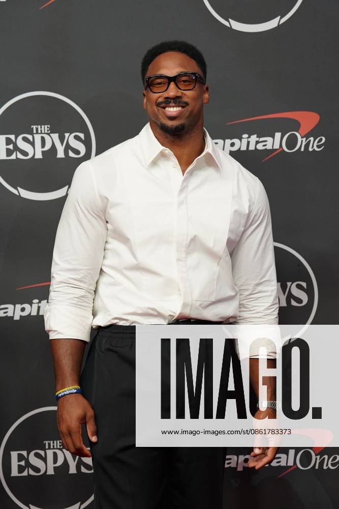 Myles Garrett at arrivals for The 2026 ESPYS Presented by Capital One, David H. Koch Theater at Lincoln Center, New York, NY, July 15, 2026. Photo By: Kristin Callahan Everett Collection The 2026 ESPYS Presented by Capital One PUBLICATIONXNOTxINxCANxCHNxFRAxITAxJPNxNORxPOLxRUSxESPxUKxUSA