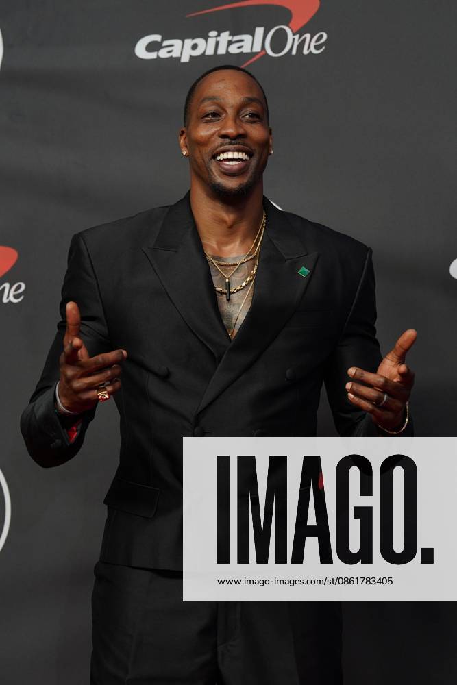 Dwight Howard at arrivals for The 2026 ESPYS Presented by Capital One, David H. Koch Theater at Lincoln Center, New York, NY, July 15, 2026. Photo By: Kristin Callahan Everett Collection The 2026 ESPYS Presented by Capital One PUBLICATIONXNOTxINxCANxCHNxFRAxITAxJPNxNORxPOLxRUSxESPxUKxUSA