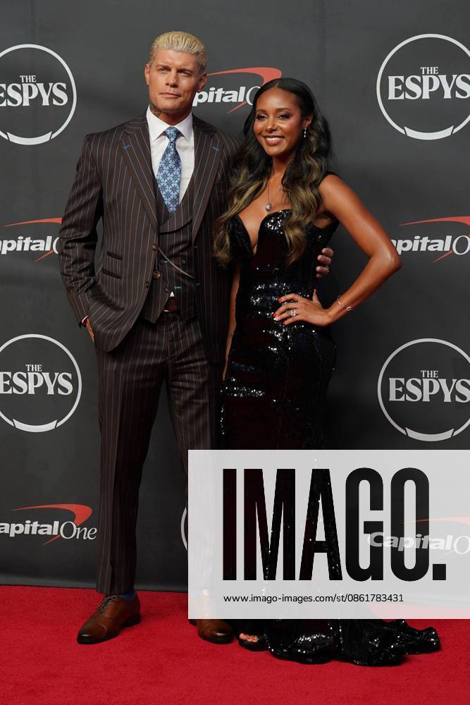 Cody Rhodes, Brandi Rhodes at arrivals for The 2026 ESPYS Presented by Capital One, David H. Koch Theater at Lincoln Center, New York, NY, July 15, 2026. Photo By: Kristin Callahan Everett Collection The 2026 ESPYS Presented by Capital One PUBLICATIONXNOTxINxCANxCHNxFRAxITAxJPNxNORxPOLxRUSxESPxUKxUSA
