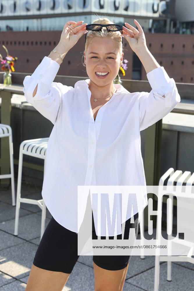 ABB DARNELL Jo Wuensche, a fitness influencer from Hamburg, was a guest at the QVC x Bruce Darnell collection fashion presentation at Sturmfreie Bude Elphiblickin in Hamburg on July 15, 2026, in Hamburg, Germany