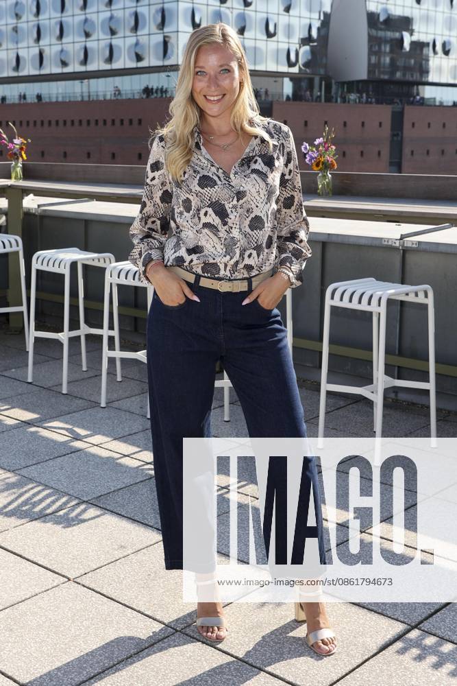 ABB DARNELL Leonie Salewski as a guest at the QVC x Bruce Darnell Collection fashion presentation at the Sturmfreie Bude Elphiblickin in Hamburg on July 15, 2026, Hamburg, Germany