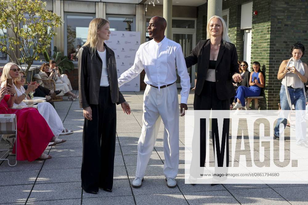 ABB DARNELL Sienna Liebelt, Bruce Darnell, and Franziska Knuppe attended the QVC x Bruce Darnell fashion collection presentation at the Sturmfreie Bude Elphiblickin in Hamburg on July 15, 2026, in Hamburg, Germany