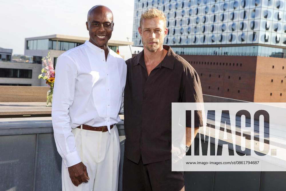 ABB DARNELL Bruce Darnell and Kevin Pabel attended the QVC x Bruce Darnell fashion collection presentation at the Sturmfreie Bude Elphiblickin in Hamburg on July 15, 2026, in Hamburg, Germany