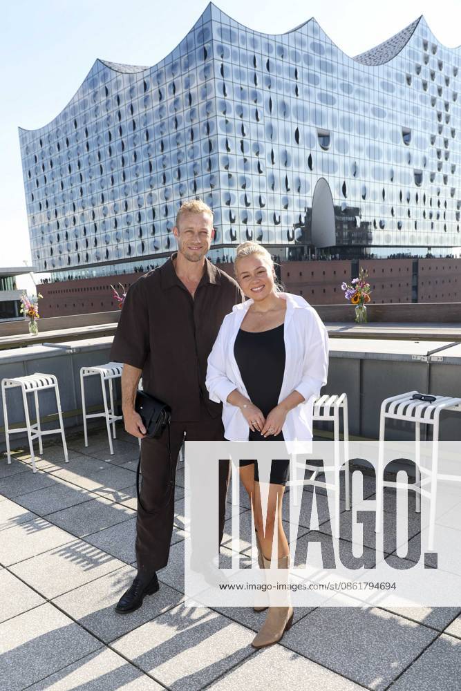 ABB DARNELL Kevin Pabel and Jo Wuensche attended the QVC x Bruce Darnell Collection fashion presentation at Sturmfreie Bude Elphiblickin in Hamburg on July 15, 2026, Hamburg, Germany