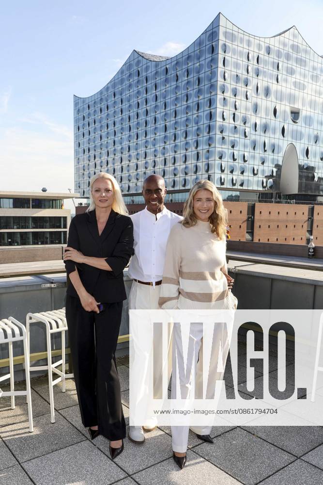 ABB DARNELL: Franziska Knuppe, Bruce Darnell, and Nicole Lange attended the QVC x Bruce Darnell fashion collection presentation at Sturmfreie Bude Elphiblickin in Hamburg on July 15, 2026, Hamburg, Germany