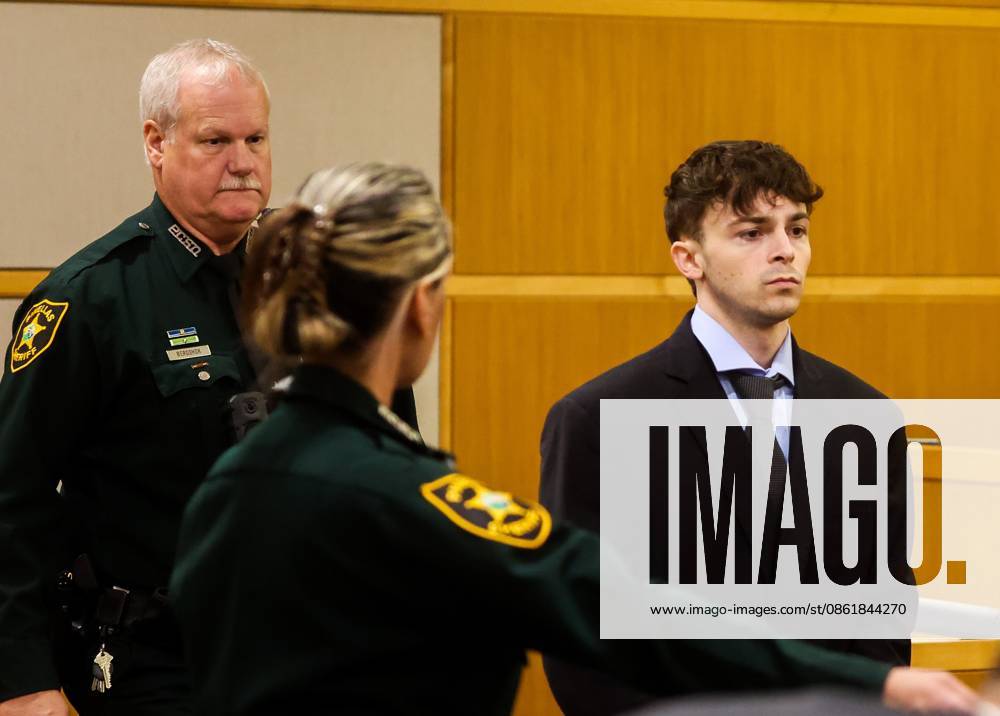 Stuart Beck is escorted out of the courtroom during a break before taking the stand and testifying in his murder trial at the Pinellas County Justice Center on Thursday, July 16, 2026 in Clearwater. Beck is on trial for shooting and killed Michael Conrad. Clearwater USA - ZUMAs70_ 20260716_zan_s70_001